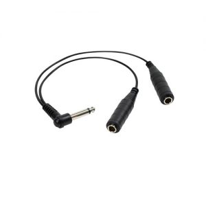 Intercall Nurse Call Double Adaptor Lead / Splitter - Angled Jack