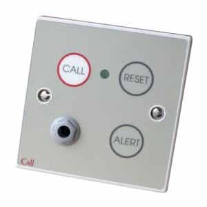 C-Tec / Nursecall 800 Emergency Call Point - Button Reset c/w Remote Socket - NC802DEB-1/2