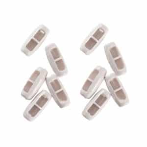 White Pull Cord Connectors / Bullets - For Pull Cord Systems